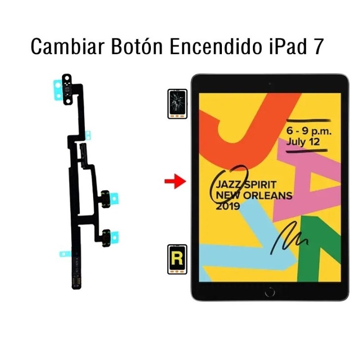 Cambiar Botón Encendido iPad 7 2019