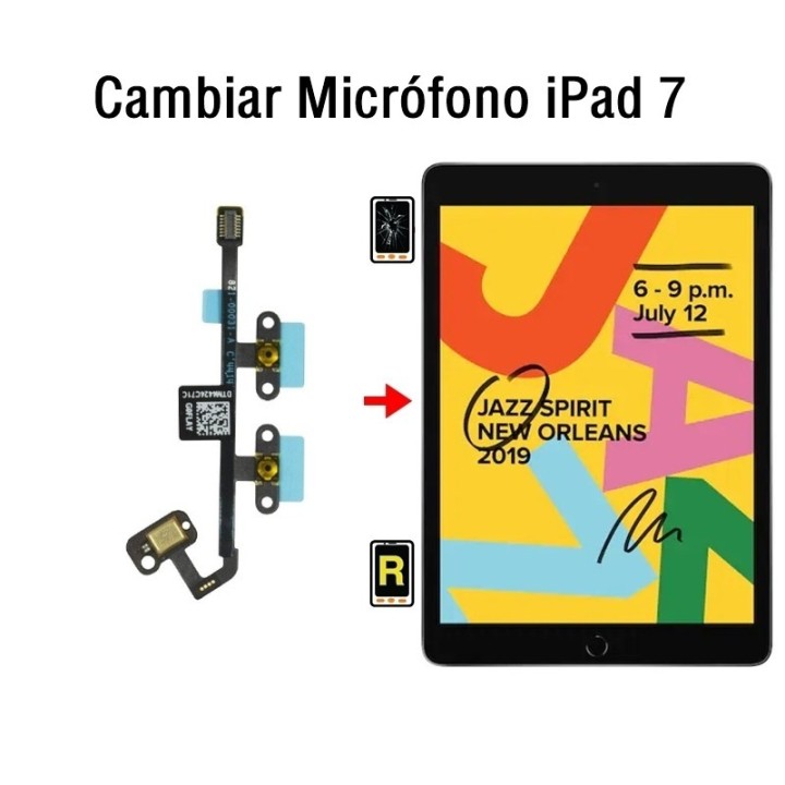 Cambiar Micrófono iPad 7 2019