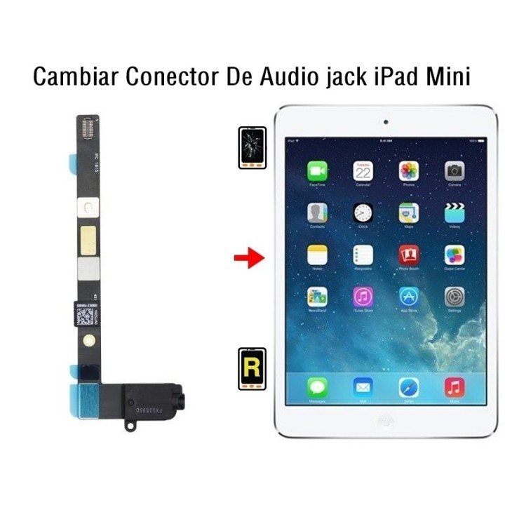 Cambiar Conector De Audio jack iPad Mini