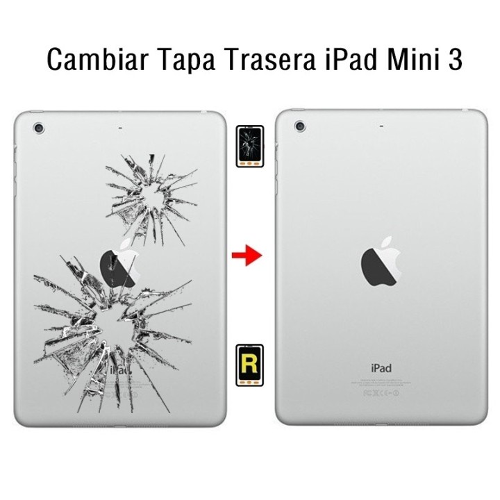 Cambiar Tapa Trasera iPad Mini 3