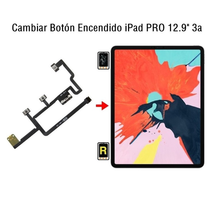 Cambiar Botón Encendido iPad Pro 12.9 2018