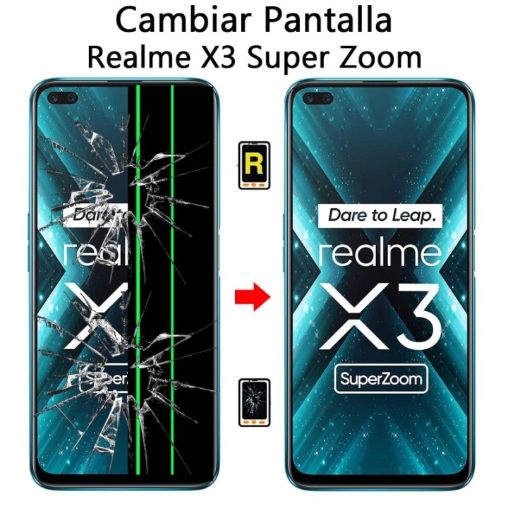 Cambiar Pantalla Realme X3 Super Zoom