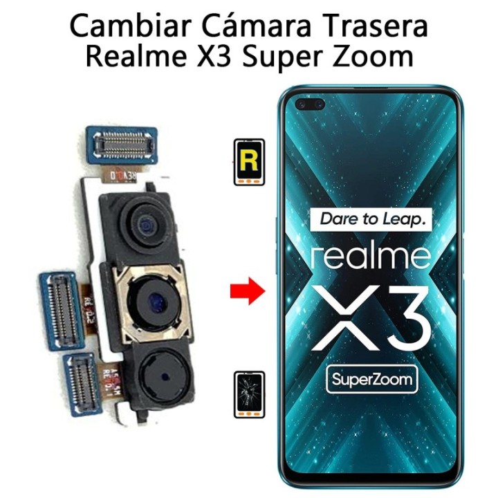 Cambiar Cámara Trasera Realme X3 Super Zoom