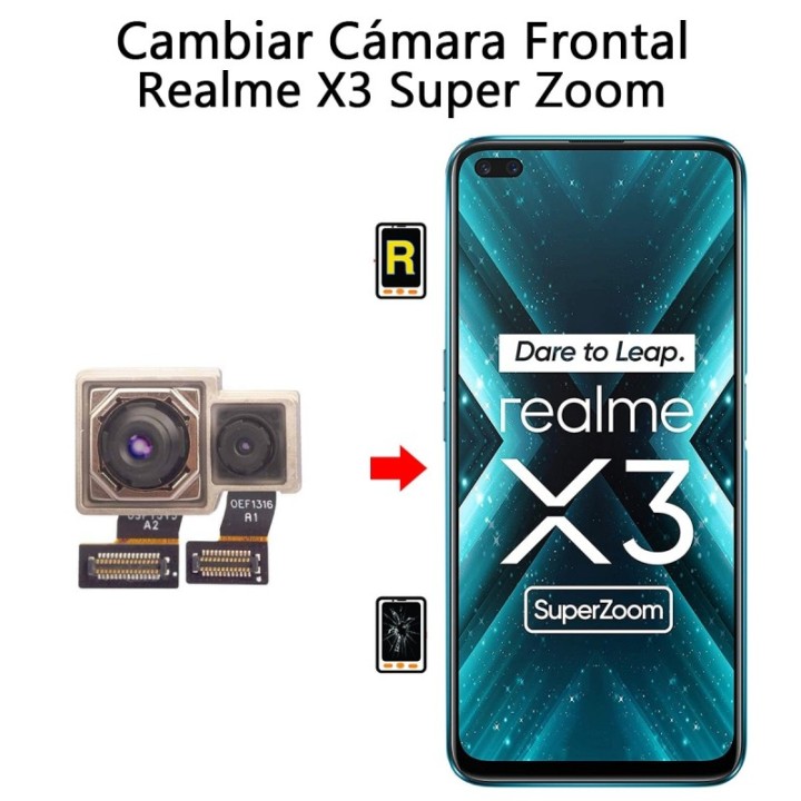Cambiar Cámara Frontal Realme X3 Super Zoom