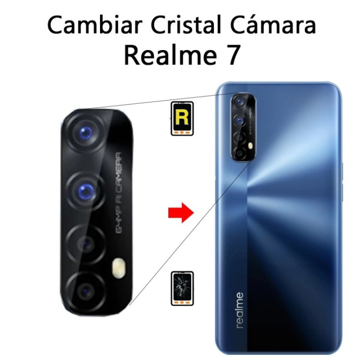 Cambiar Cristal Cámara Trasera Realme 7