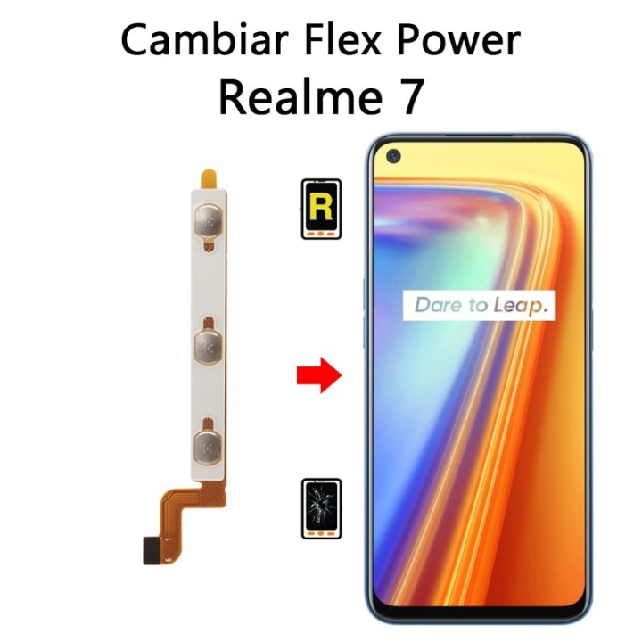 Cambiar Flex Power Realme Realme 7