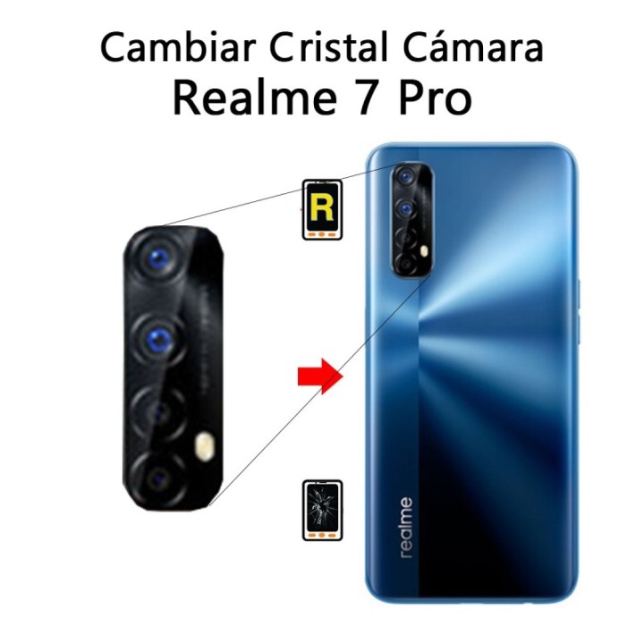 Cambiar Cristal Cámara Trasera Realme 7 Pro