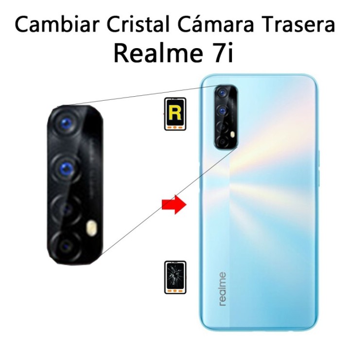 Cambiar Cristal Cámara Trasera Realme 7i