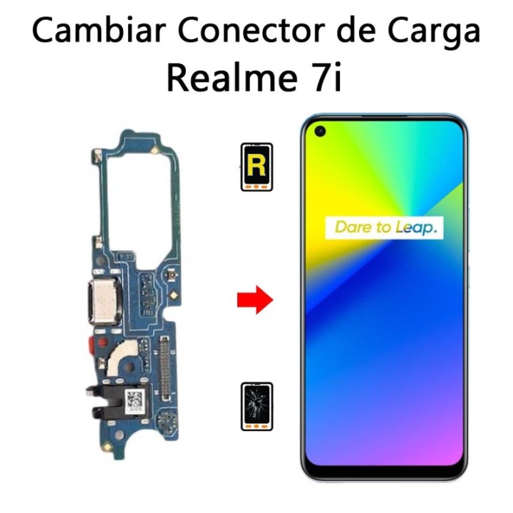 Cambiar Conector De Carga Realme 7i