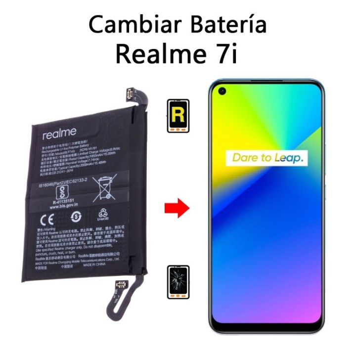 Cambiar Batería Realme 7i