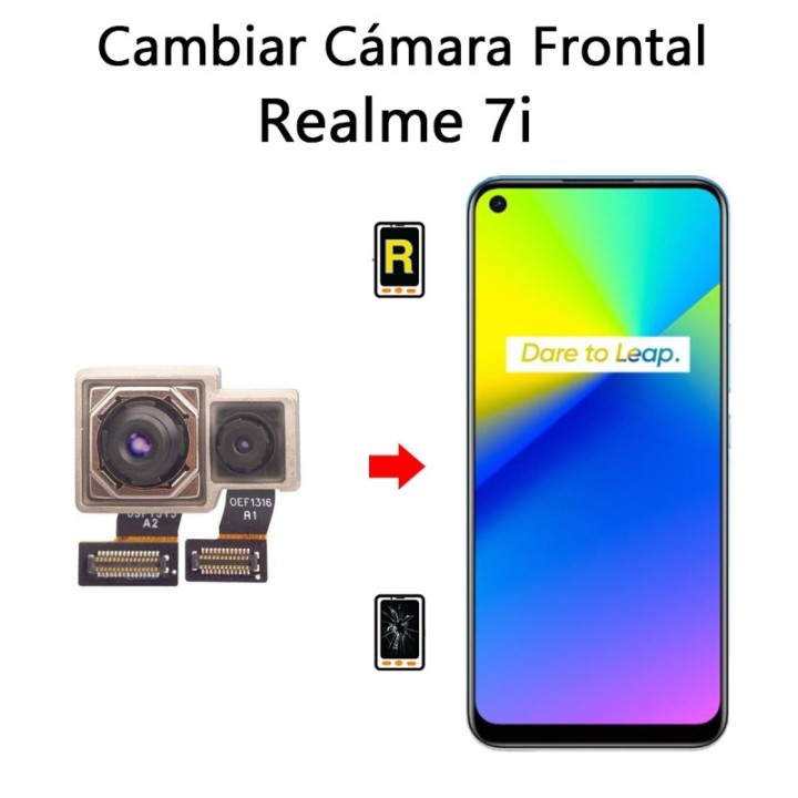 Cambiar Cámara Frontal Realme 7i