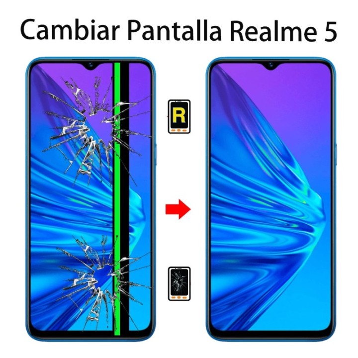 Cambiar Pantalla Realme 5