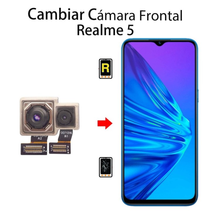 Cambiar Cámara Frontal Realme 5