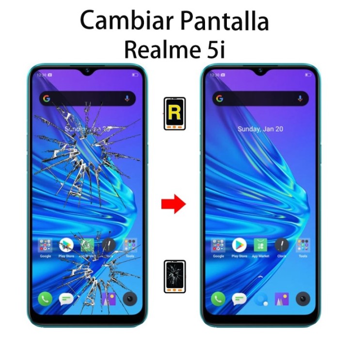 Cambiar Pantalla Realme 5i
