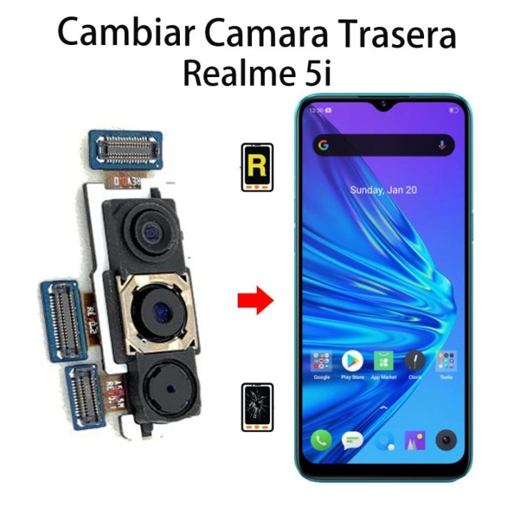 Cambiar Cámara Trasera Realme 5i
