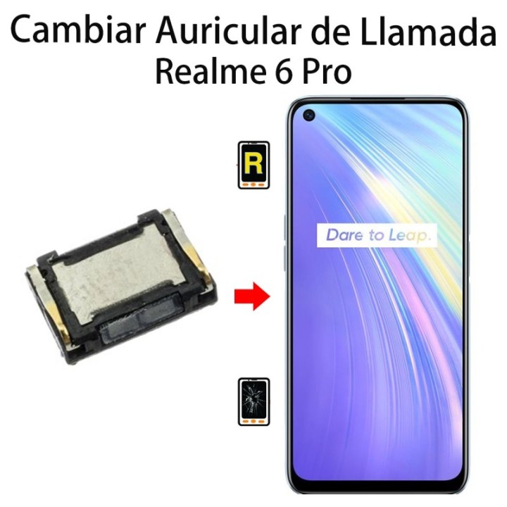 Cambiar Auricular De Llamada Realme 6 Pro