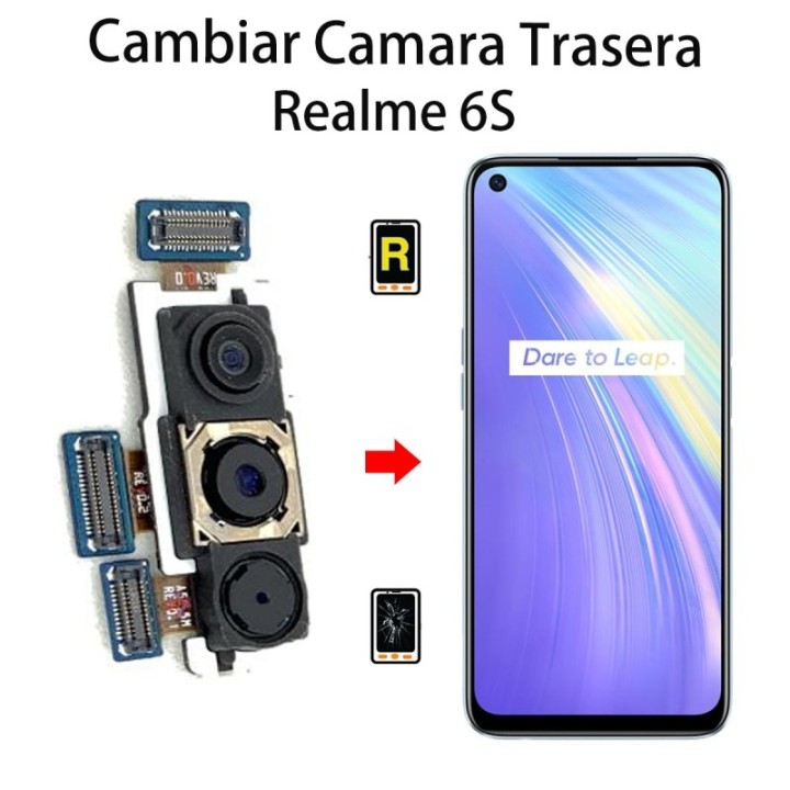 Cambiar Cámara Trasera Realme 6s