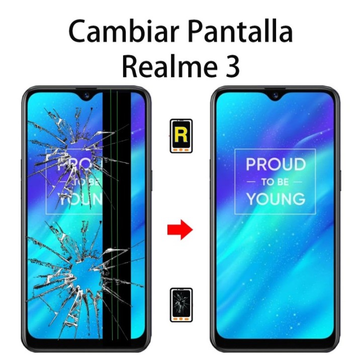 Cambiar Pantalla Realme 3