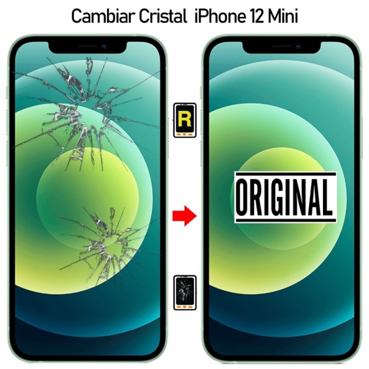 Cambiar Cristal De Pantalla iPhone 12 Mini
