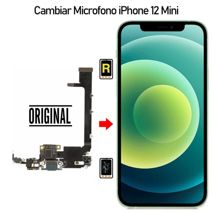 Cambiar Microfono iPhone 12 Mini