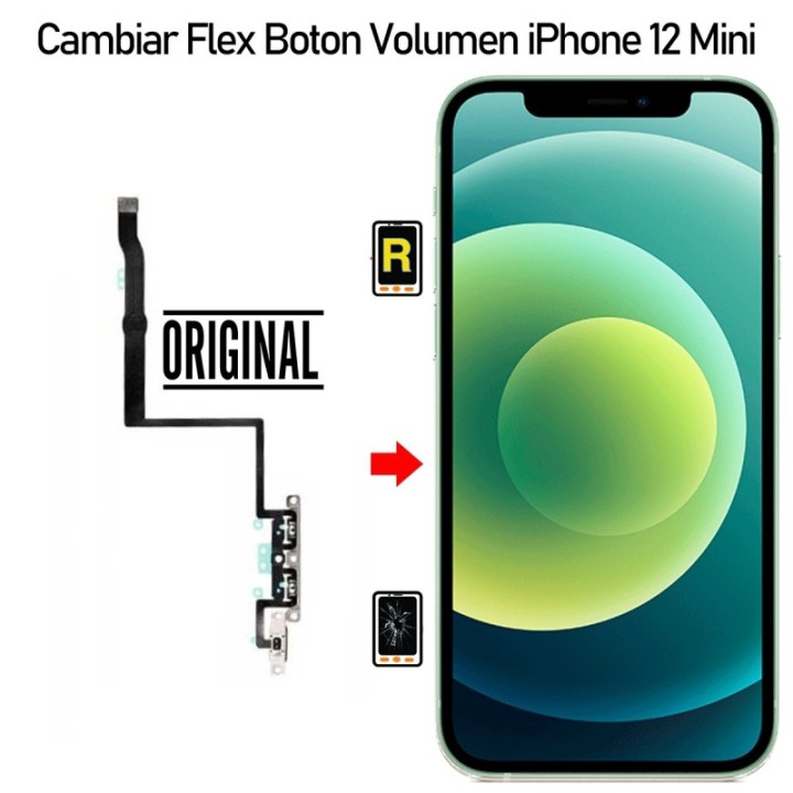 Cambiar Botón Volumen iPhone 12 Mini