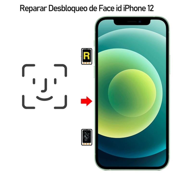 Reparar iPhone 12 Mini Desbloqueo de Face id