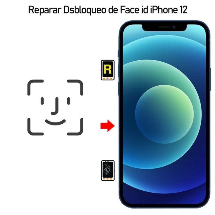 Reparar iPhone 12 Pro Desbloqueo de Face id