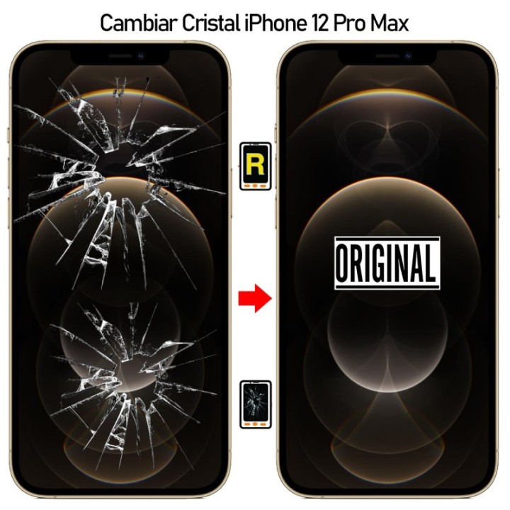 Cambiar Cristal De Pantalla iPhone 12 Pro Max