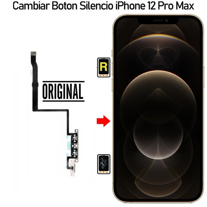 Cambiar Botón Silencio iPhone 12 Pro Max