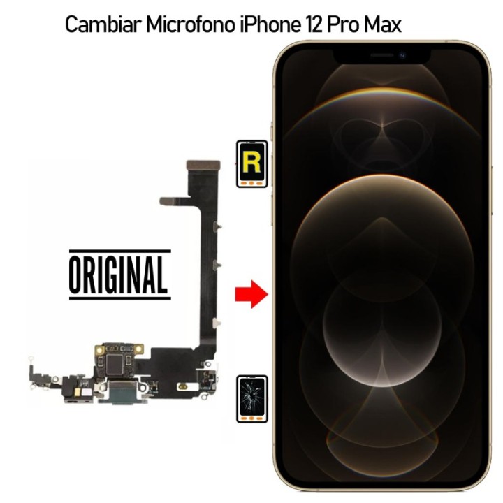 Cambiar Microfono iPhone 12 Pro MaX