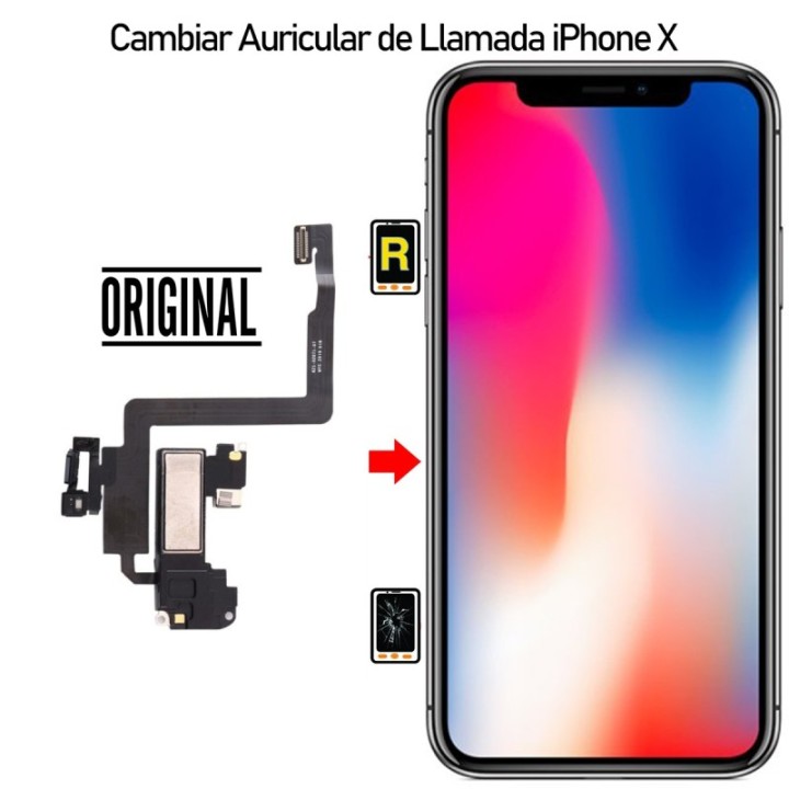 Cambiar Auricular de llamada iPhone X