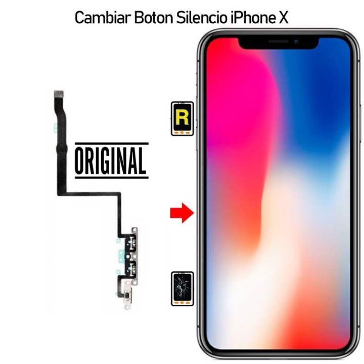 Cambiar Botón Silencio iPhone X