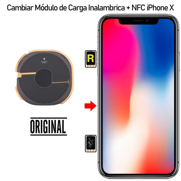 Reparar Carga Inalámbrica + NFC iPhone X