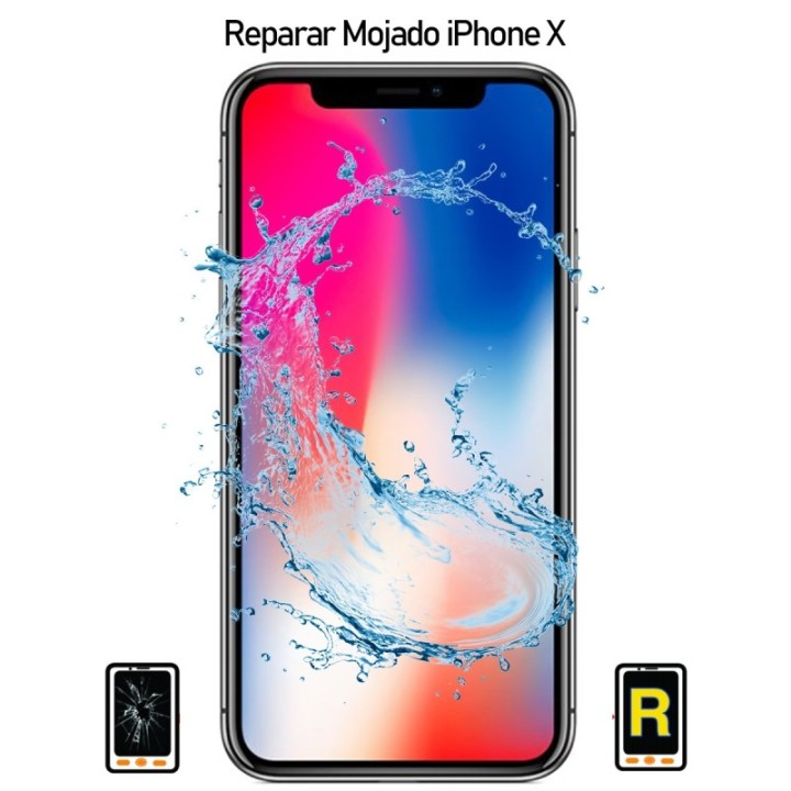 Reparar iPhone X Mojado