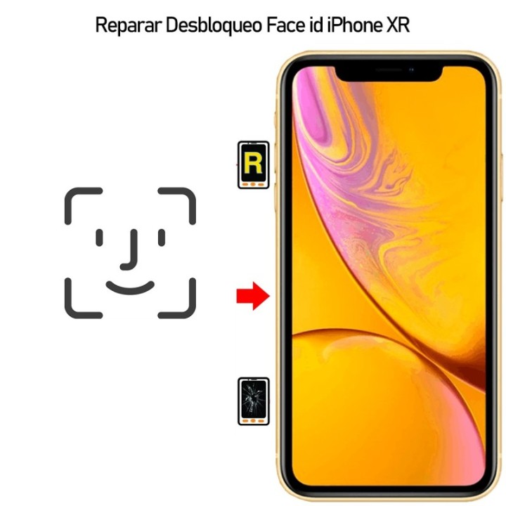Reparar iPhone XR Desbloqueo de Face id