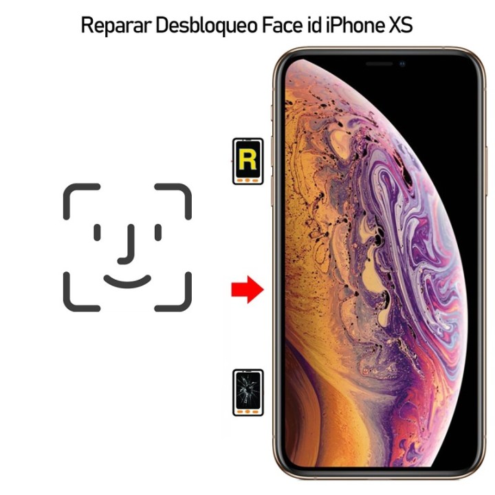 Reparar iPhone XS Desbloqueo de Face id