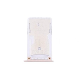 Bandeja Tarjeta De Memoria Micro SD Y SIM Dorado Para Xiaomi Redmi 4X