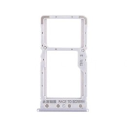 Bandeja Dual SIM/Micro SD Plateada Para Xiaomi Redmi 6
