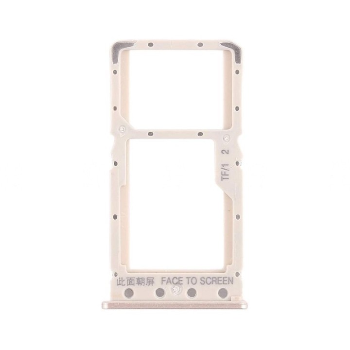 Bandeja Dual SIM/Micro SD Dorada Para Xiaomi Redmi 6A