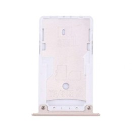 Bandeja Dual SIM/SD Dorada Para Xiaomi Redmi Note 4X