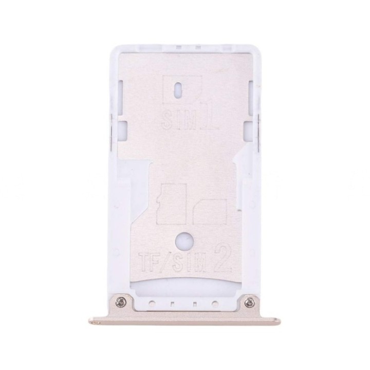Bandeja Dual SIM/SD Dorada Para Xiaomi Redmi Note 4X
