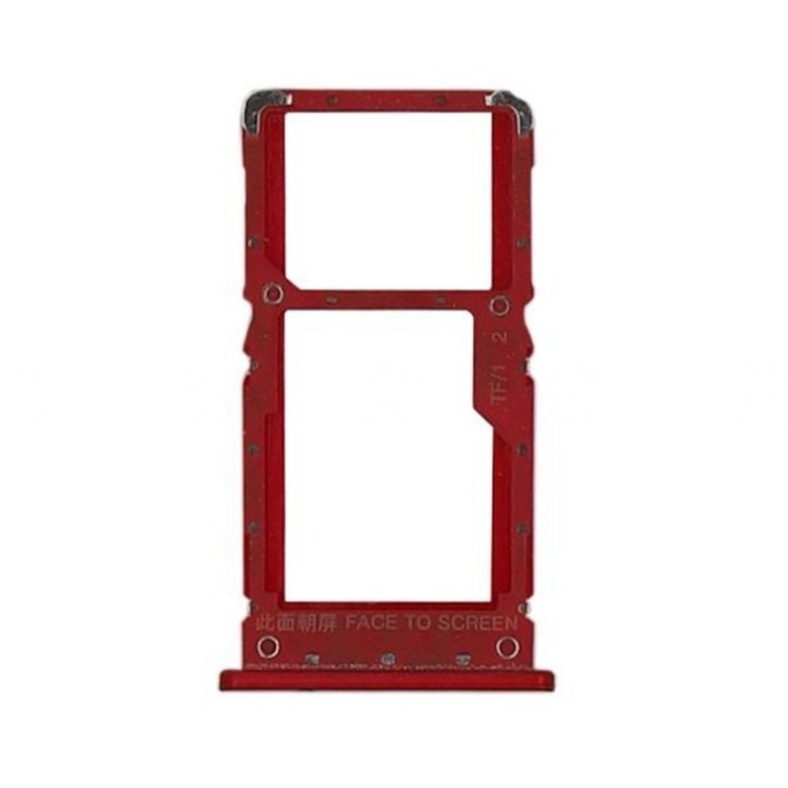 Bandeja Dual SIM/SD Roja Para Xiaomi Redmi Note 6 Pro